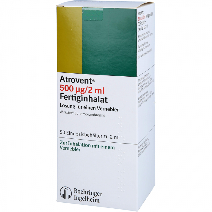 Atrovent® 500μg/2ml 50x2ml solution for nebulizer