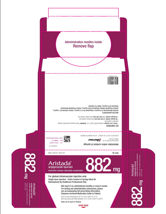 Aristada, 882 mg/3.2 ml extended release suspension for injection