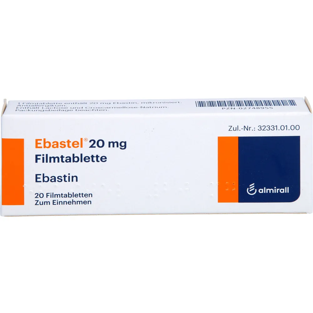 Ebastel 20mg 20 film-coated tabs