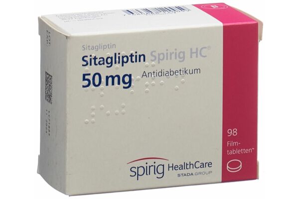 Sitagliptin Spirig HC® 50mg 98 tabs