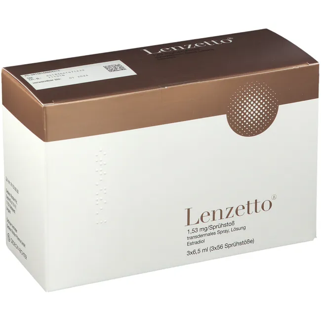 Lenzetto 1,53mg/spray 3x56 doses transdermal spray (Germany)