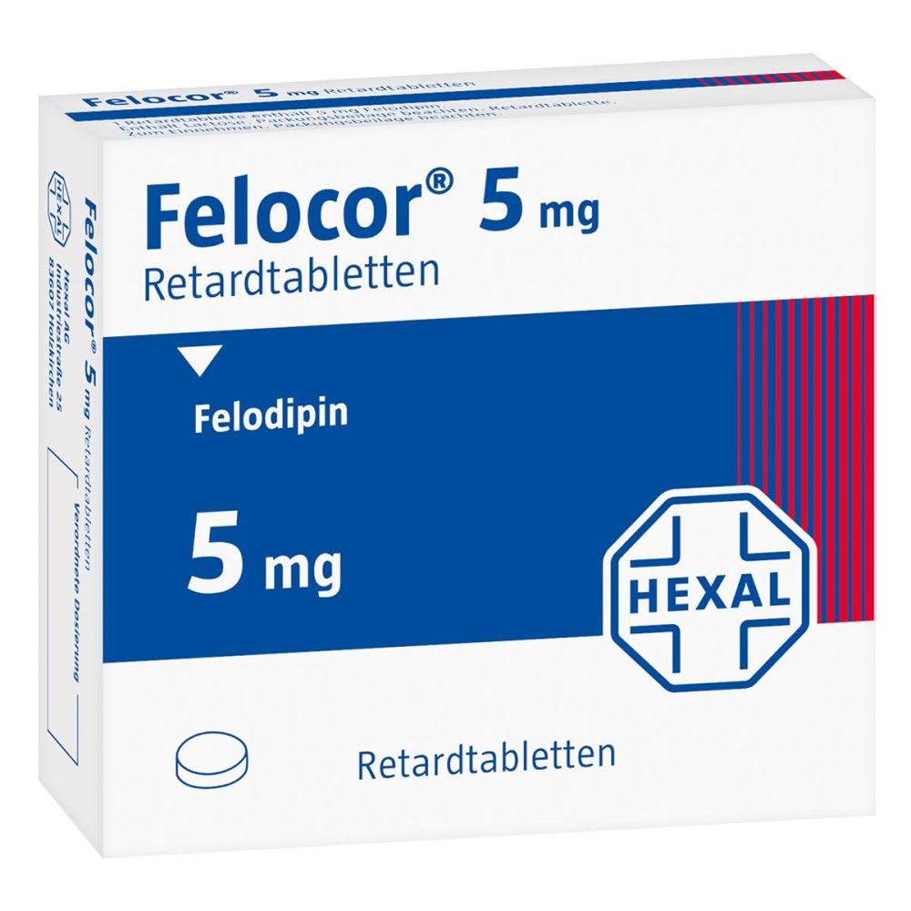 Felocor® 5mg 100 prolonged-release tabs