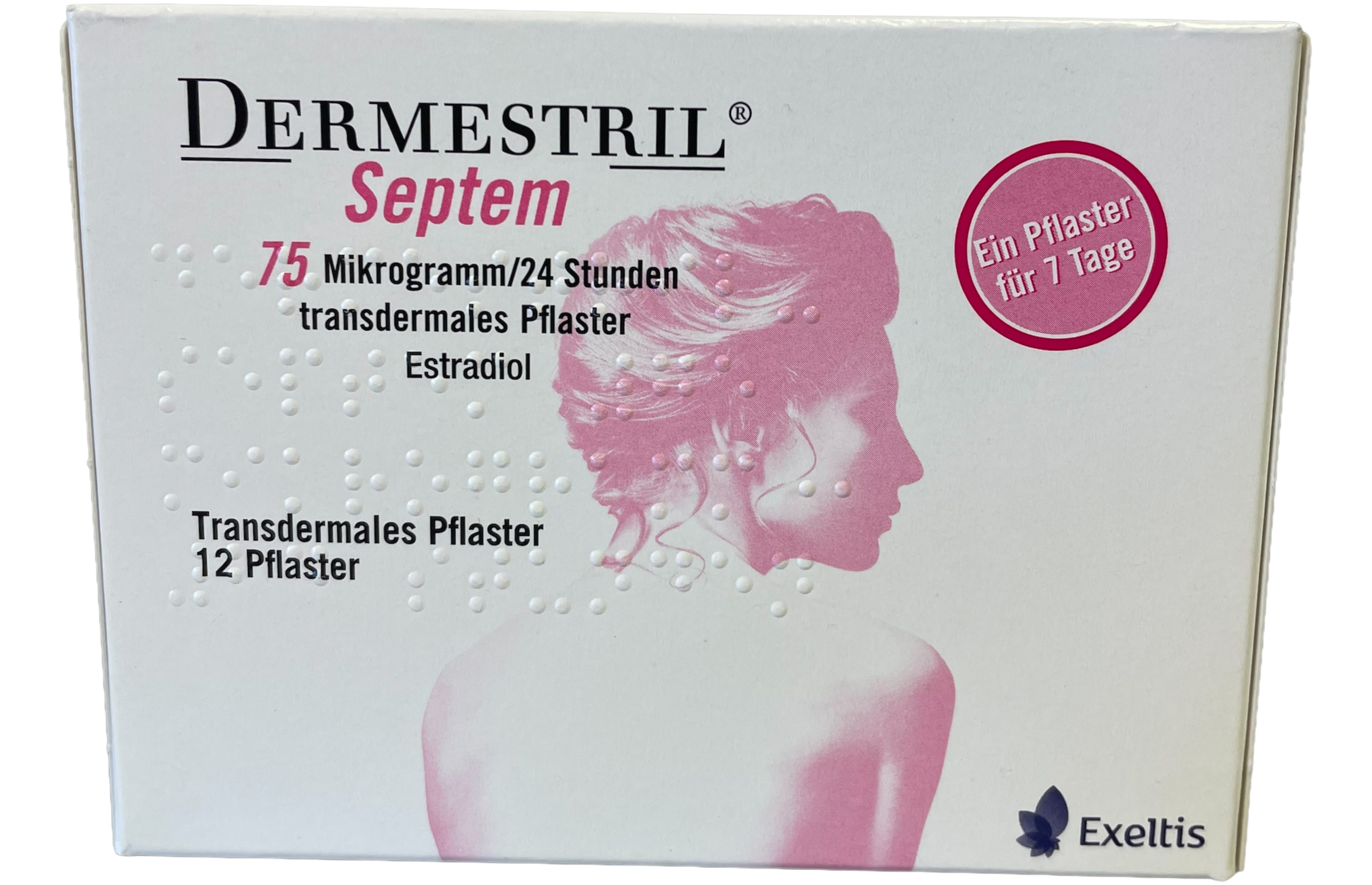 Dermestril-Septem 75mcg/24h 12 transdermal patches