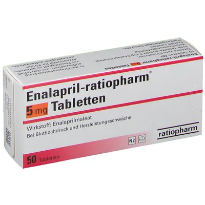 Enalapril 5mg 50 tabs