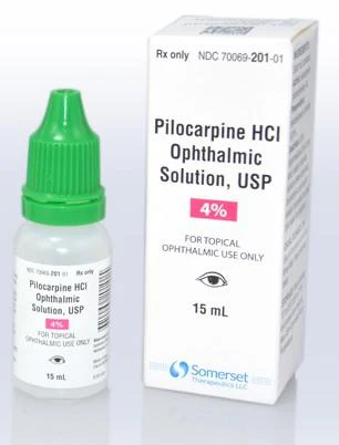Pilocarpine Hydrochloride 4% 15ml, ophtalmic solution
