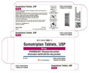 Sumatriptan 50mg, 9 film-coated tabs