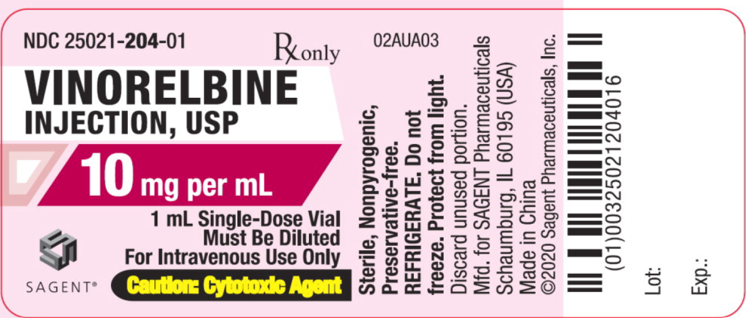 Vinorelbine 10mg/ml 1 ml vial, solution for injection