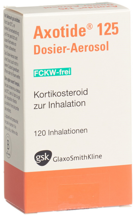Axotide 125 mcg dosier aerosol 120 doser
