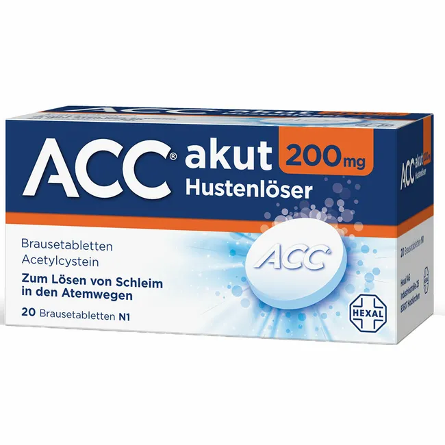 ACC® akut 200mg Hustenlöser 20 efferverscent tabs