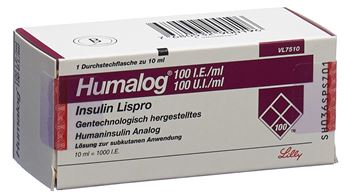Humalog® 100 I.E./ml 10 ml vial, solution for injection