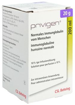 Privigen infusion solution 20 g/200 ml