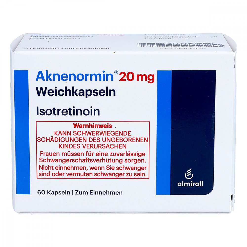 Aknenormin 20 mg 60 capsules