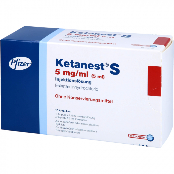 Ketanest S 5 mg/ml, 10x5 ml (Narkotika)