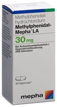 Methylphenidat-Mepha LA Depocaps® 30mg 30 extended release caps