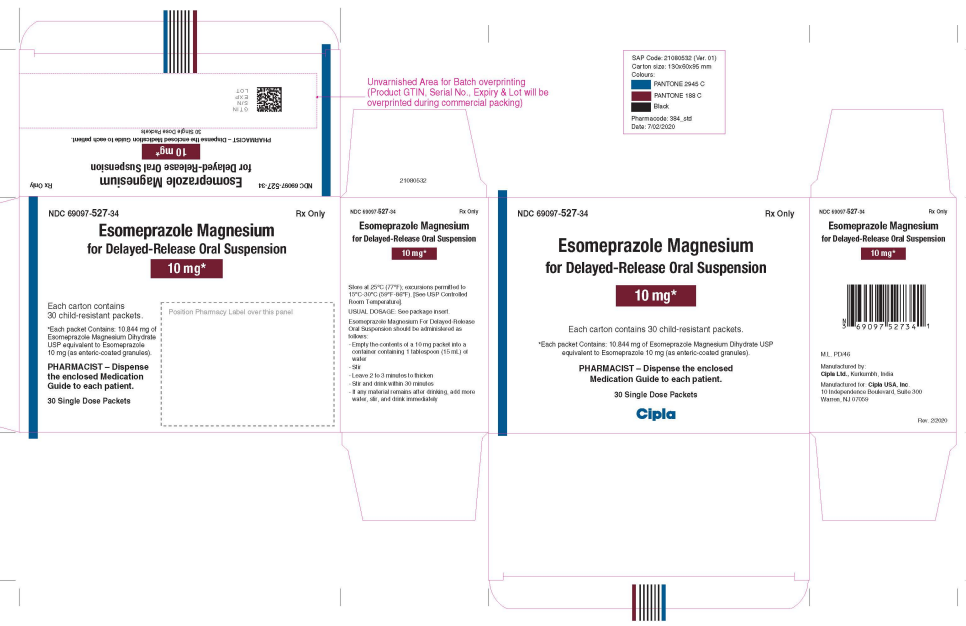 Esomeprazol 10mg granules for Delayed-Release Oral Suspension, 30 single dose packets