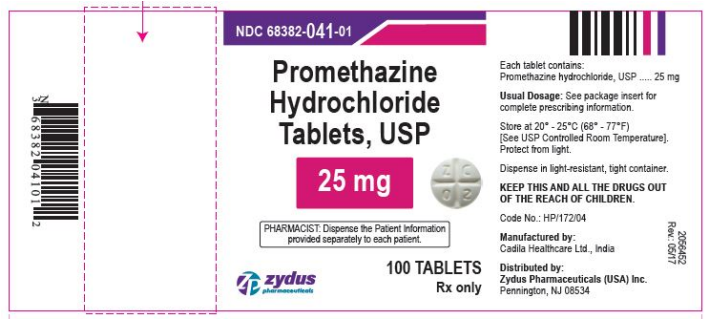 Promethazine 25mg 100tabs