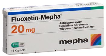 Fluoxetin Mepha 20 mg 14 hard capsules