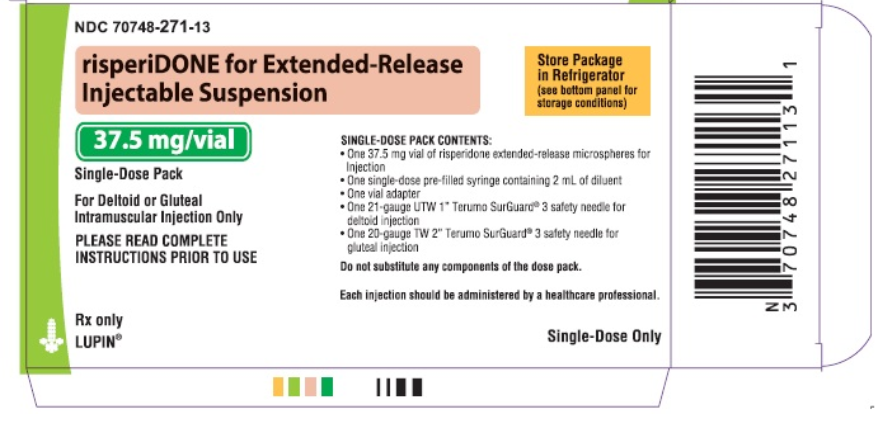 Risperidone 37,5mg Extended-release injectable suspension kit