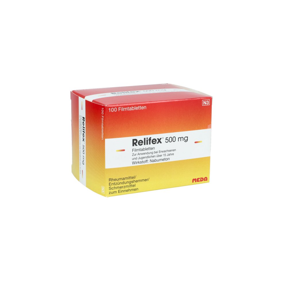 Relifex 500mg 100 tabs