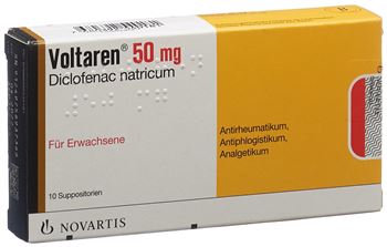 Voltaren® 50mg 10 suppositories