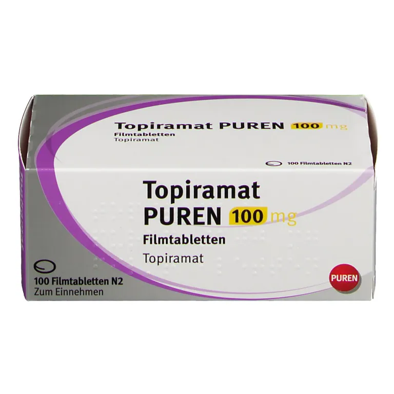 Topiramat PUREN 100mg 100 tabs
