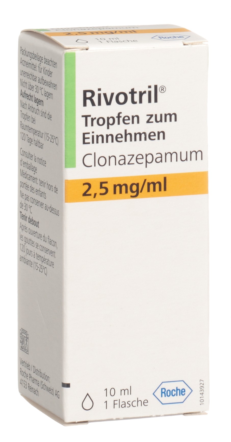 Rivotril 2.5 mg/ml 10 ml (Narkotika)