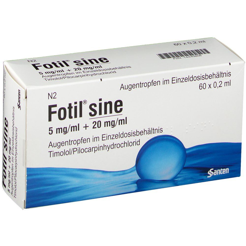 Fotil® sine 5 mg/ml + 20 mg/ml 60x0,2 ml
