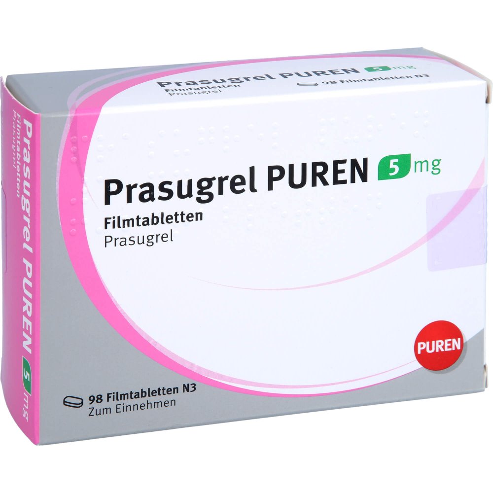 Prasugrel Puren 5mg 98 film-coated tabs