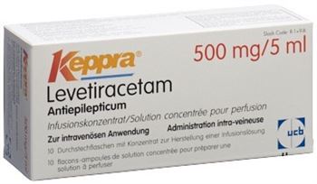 Keppra® 500mg/5ml 10x5 ml vial, concentrate for solution for infusion