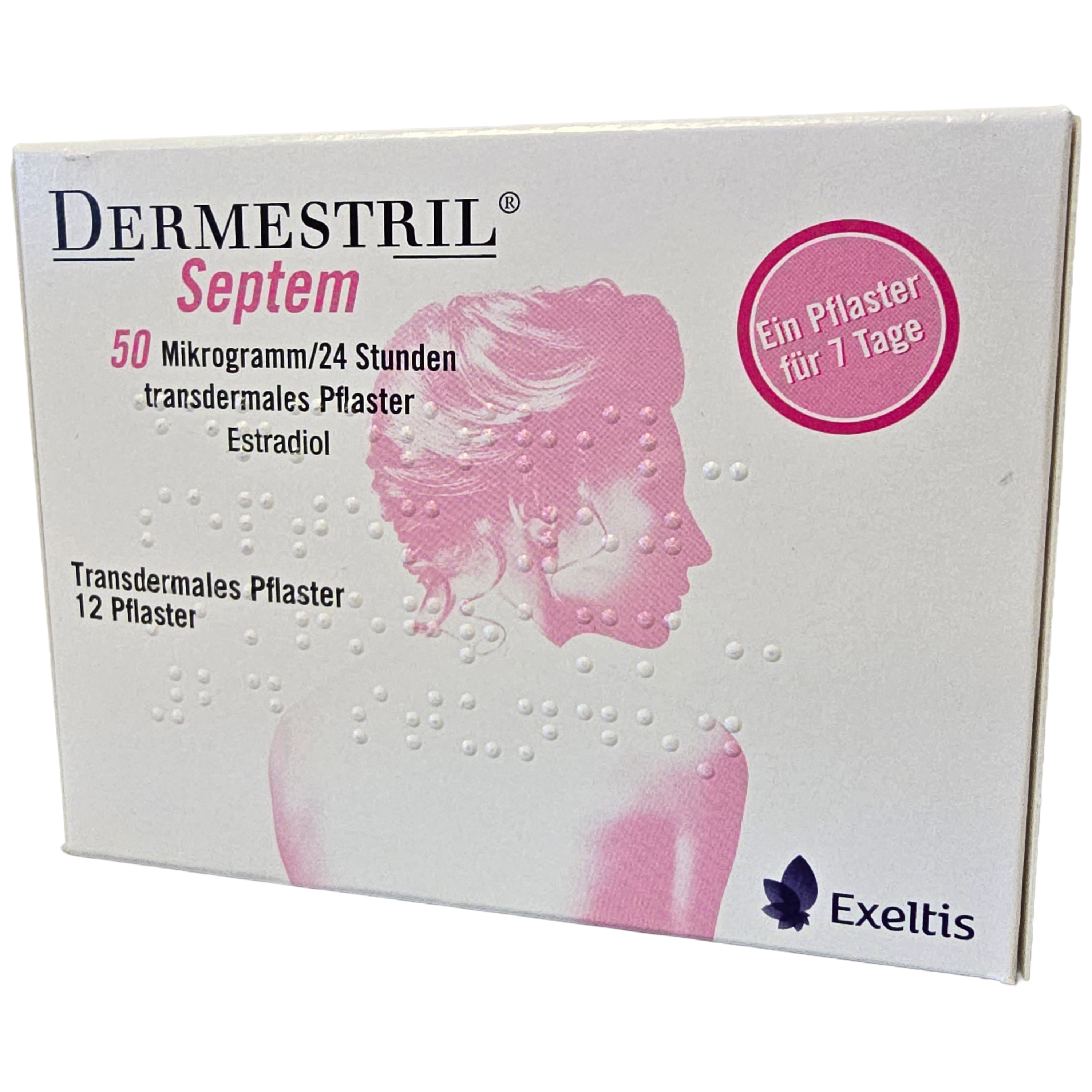 Dermestril Septem 50 mcg/24 hr 12 trans patch
