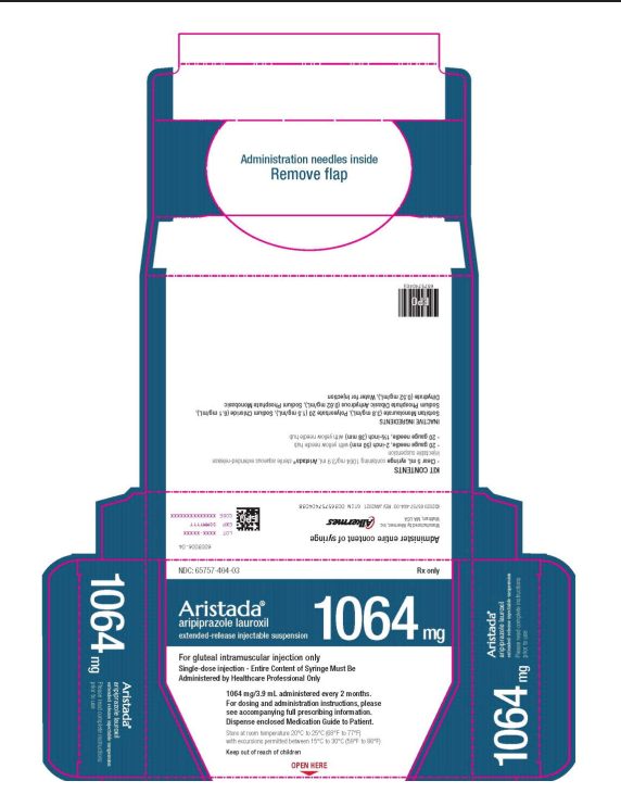 Aristada, 1064 mg/3.9 ml extended release suspension for injection