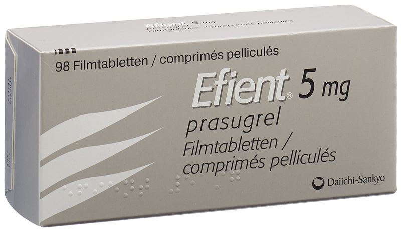 Efient 5mg 98 film-coated tabs