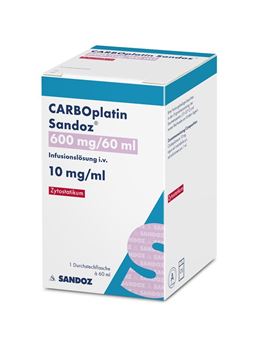 Carboplatin Sandoz® 600mg/60ml (10mg/ml) 1 vial, solution for infusion