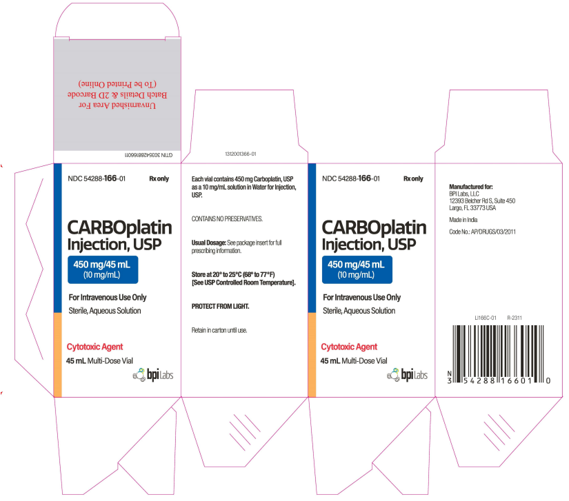 Carboplatin injection 450mg/45ml 45 ml vial