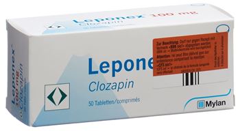 Leponex 100 mg 50 tableter