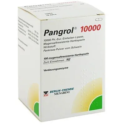 Pangrol 10 000 gastro-resistant hard capsules, 100st