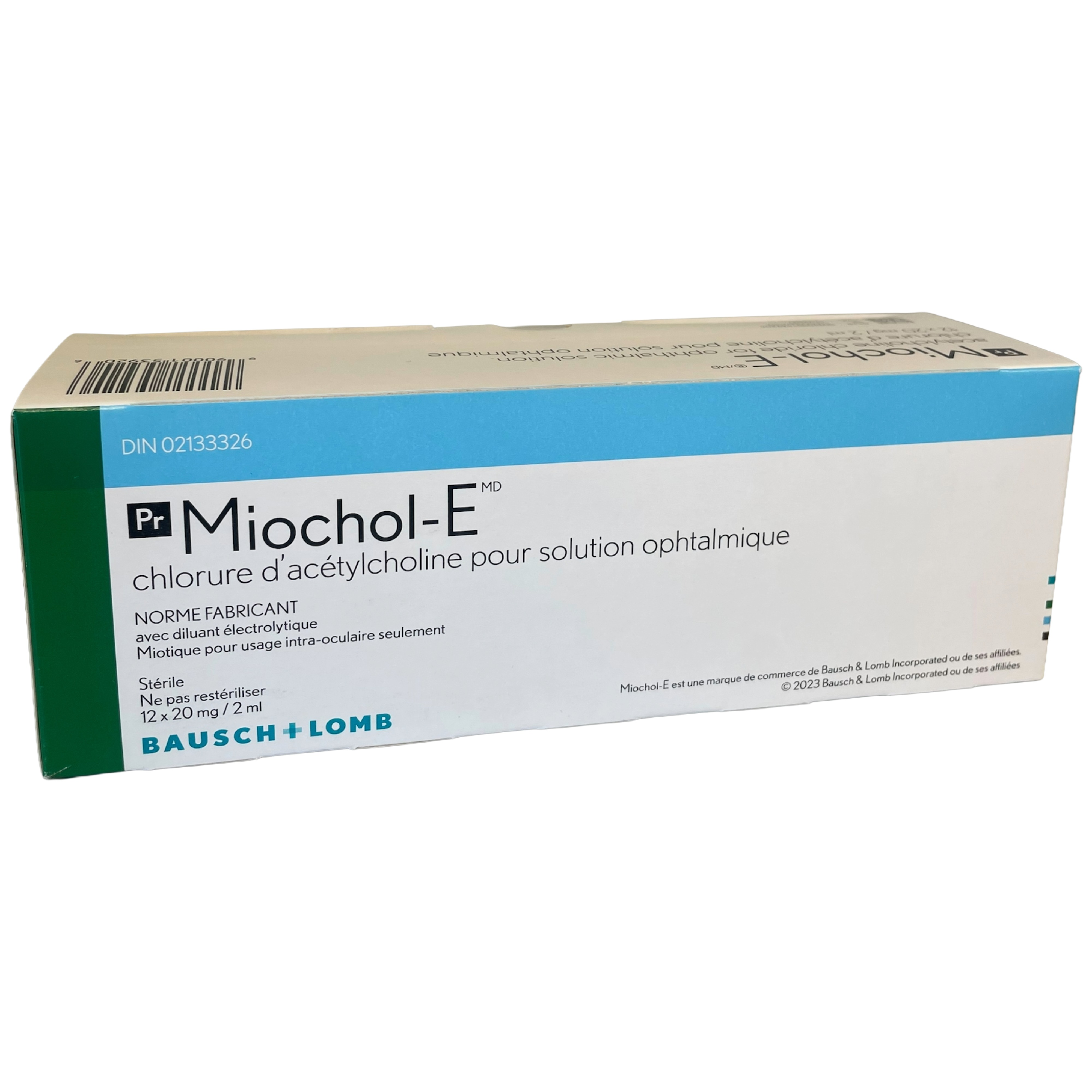 Miochol-E 20mg/2ml (10mg/ml) 12x2ml vial + solvent