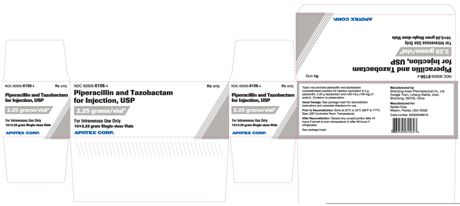 Piperacillin and Tazobactam 2,25g (2g + 0,25g) 10 vial, powder for solution for injection