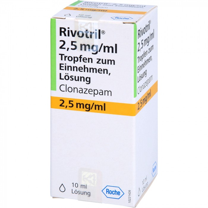 Rivotril® 2,5mg/ml 10 ml oral drops (GE) (Narkotika)
