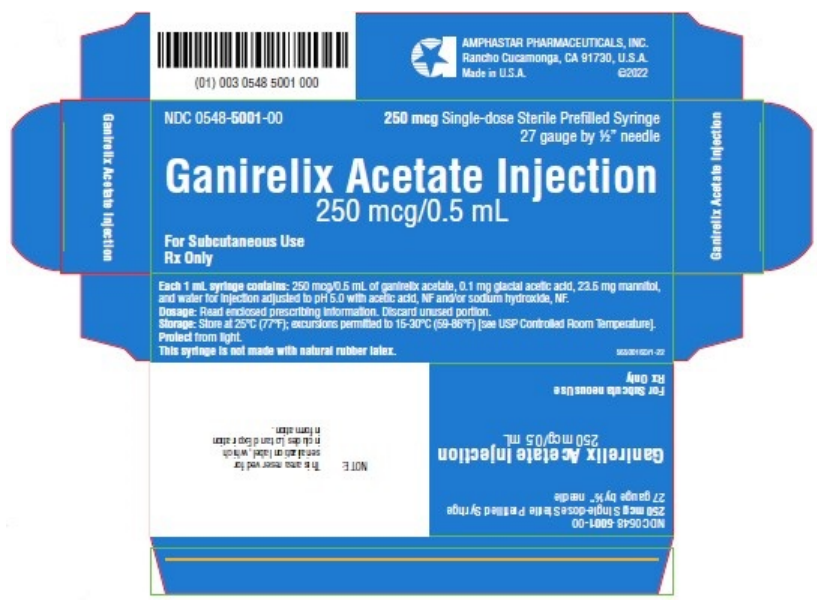 Ganirelix acetate injection 250mcg/0,5ml 1 pre-filled syringe 0,5ml