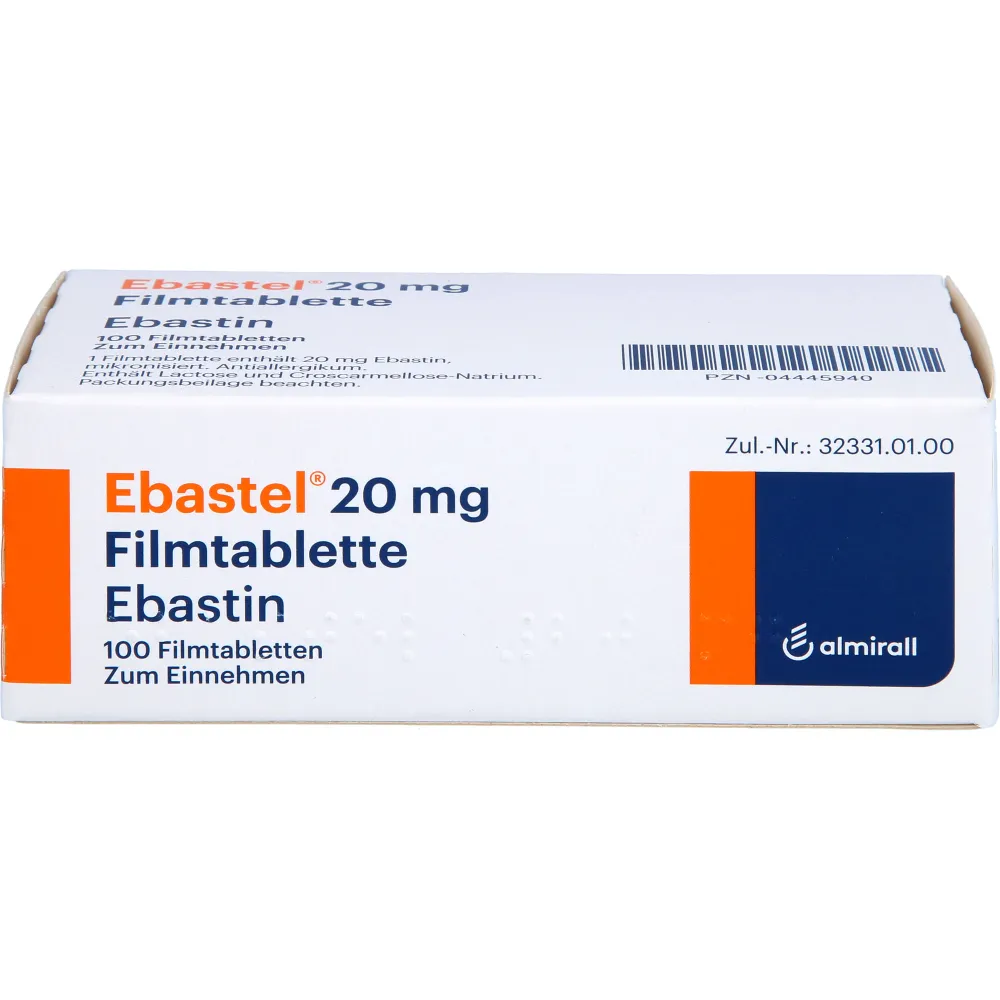 Ebastel 20mg 100 film-coated tabs
