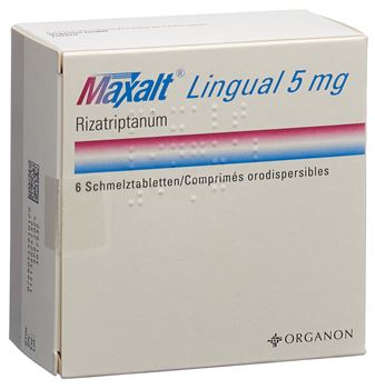 Maxalt® lingual 5mg 6 orodispersible tabs