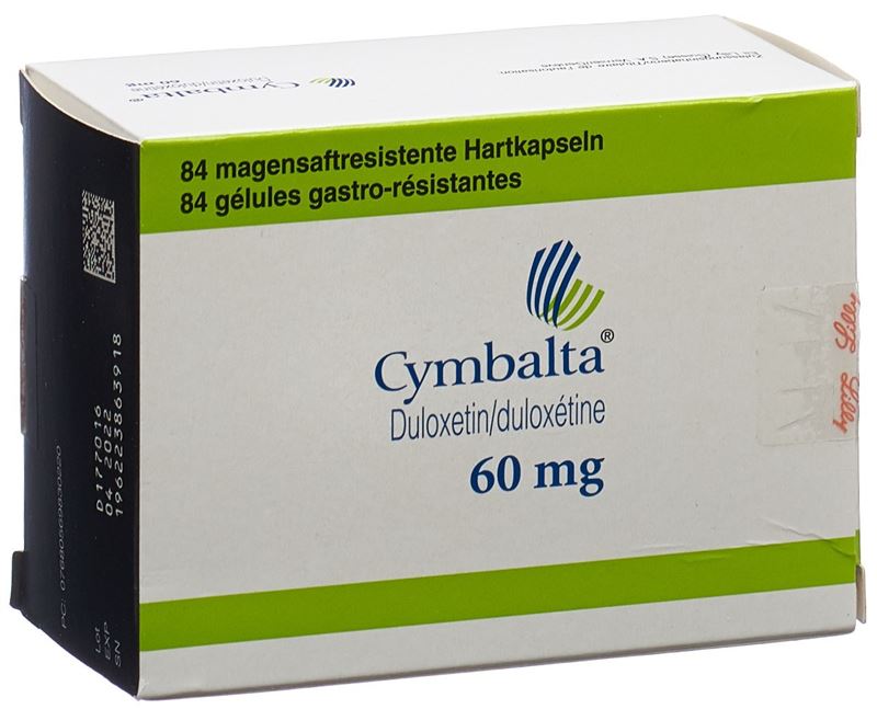 Cymbalta® 60mg 84 gastro-resistaant hard caps