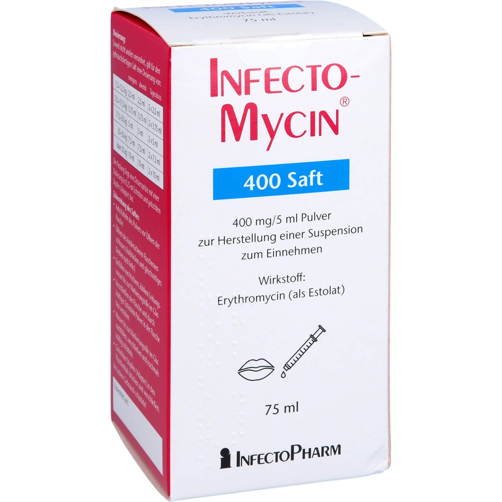 INFECTOMYCIN® 400 Saft 400mg/5ml powder for oral suspension 75ml