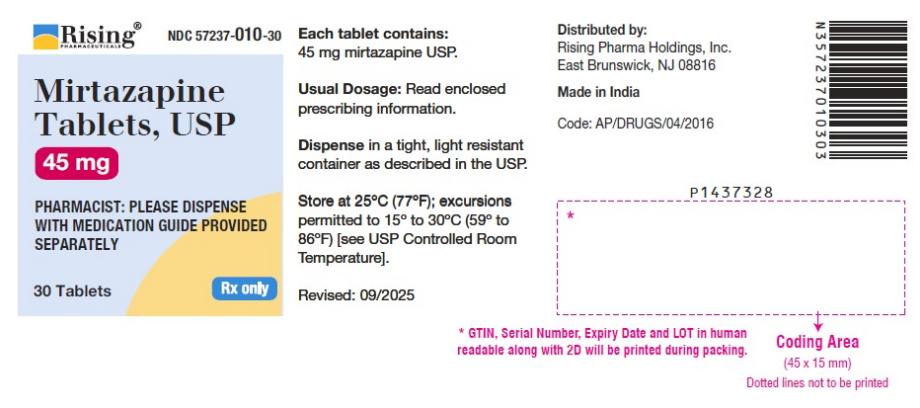 Mirtazapin 45mg 30 tabs