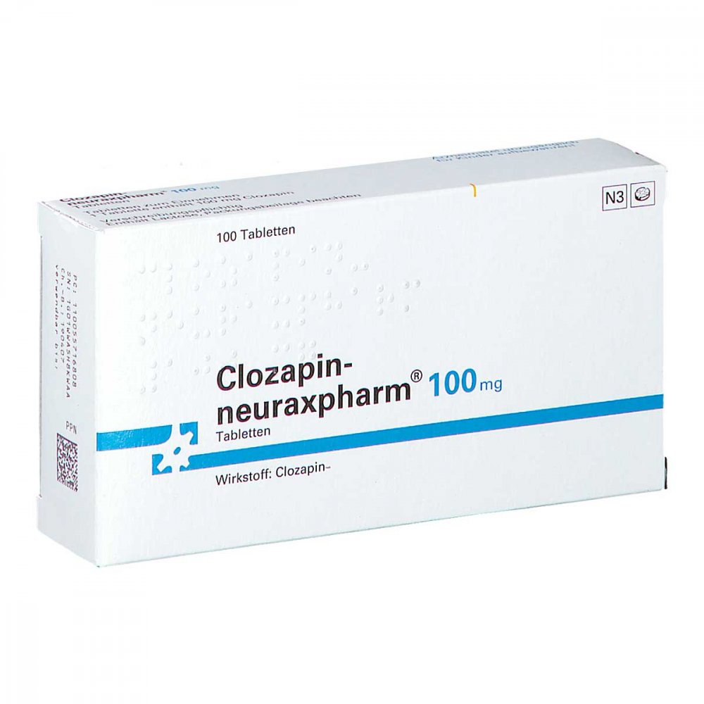 Clozapin-neuraxpharm® 100mg 100 tabs
