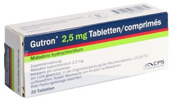 Gutron 2,5mg 50 tabs (Switzerland)