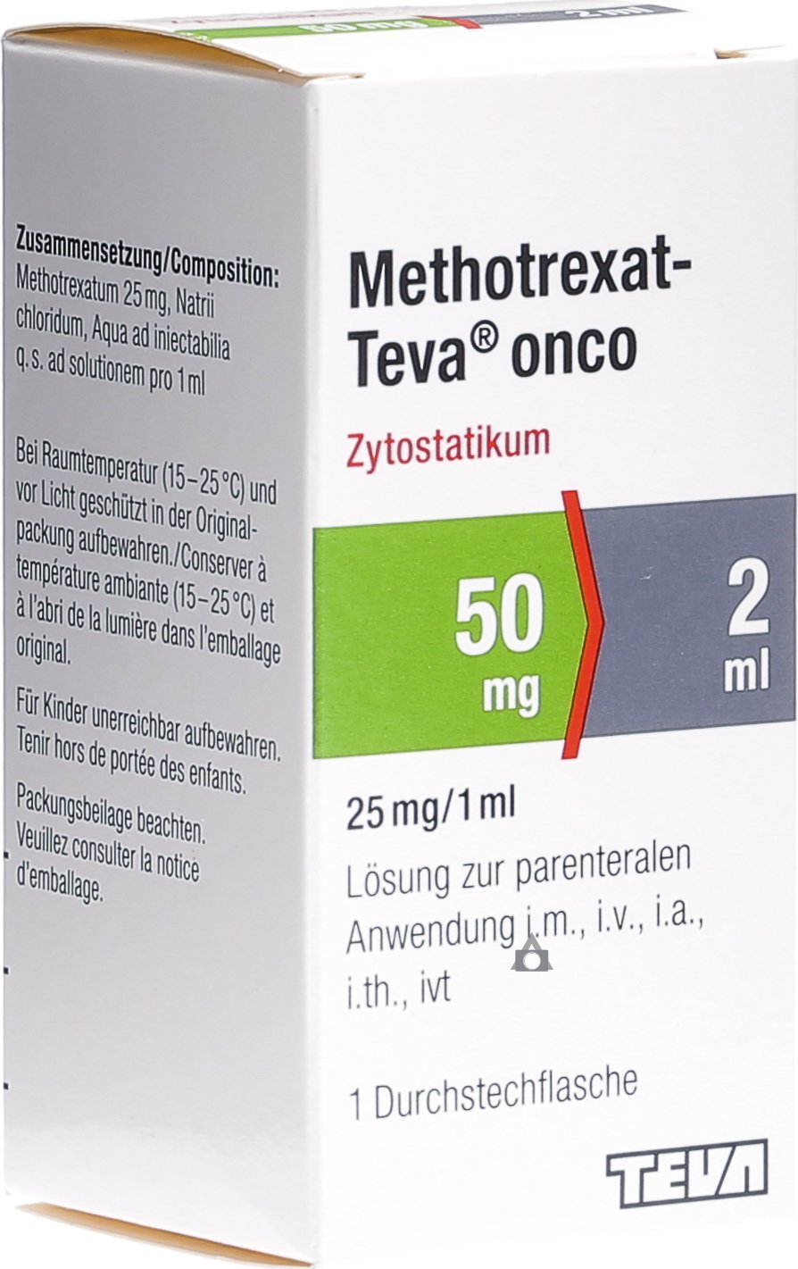 Methotrexat-Teva onco 50mg/2ml 2ml