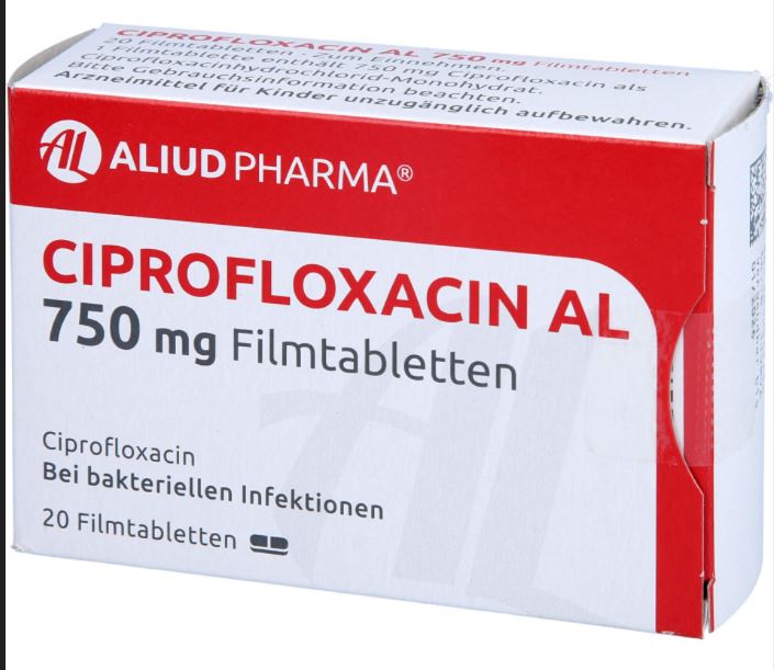 Ciprofloxacin AL 750 mg 20 filmtabs