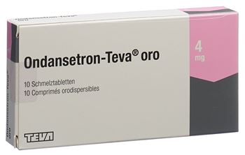 Ondansetron-Teva 4 mg, 10 film-coated tablets